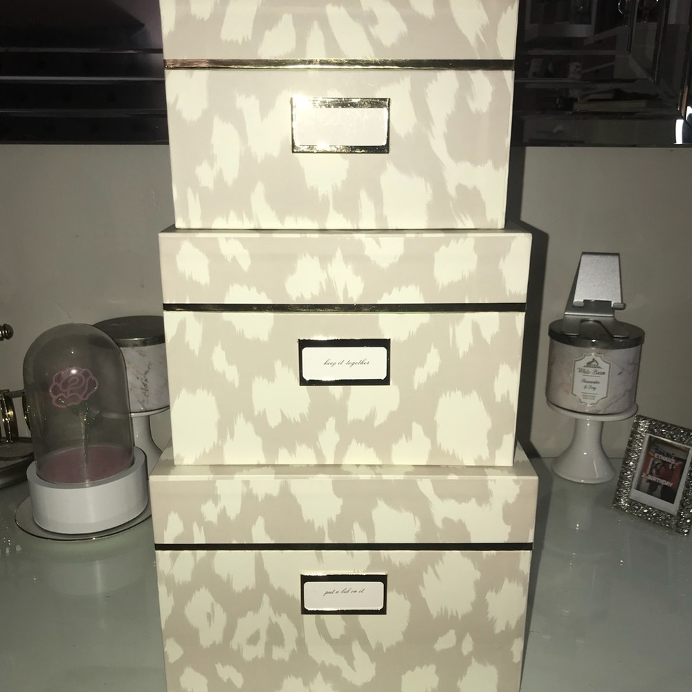 Kate Spade nesting boxes